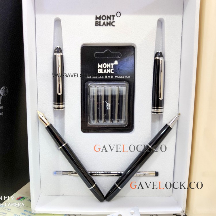 AAA Copy Montblanc Meisterstuck Fountain Pen with Rollerball 164 set